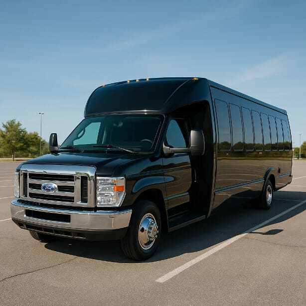 Charter Bus Rental Mobile 18 Passenger Minibus